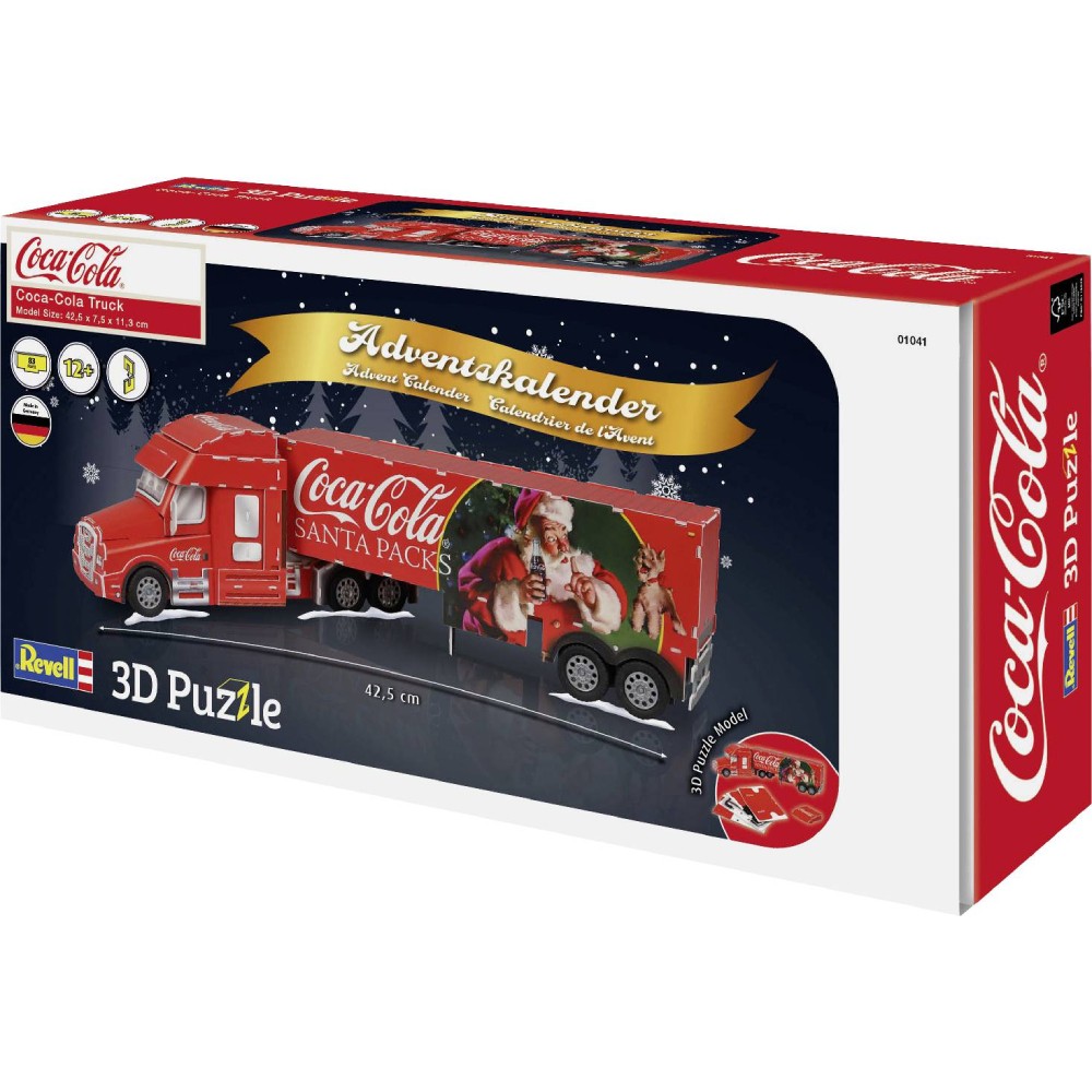 Advent Calendar Coca-Cola Truck Puzzle 3D Revell