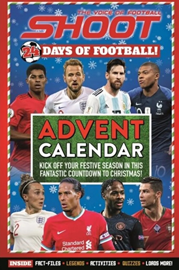 Calendar Craciun copii cu tematica fotbal