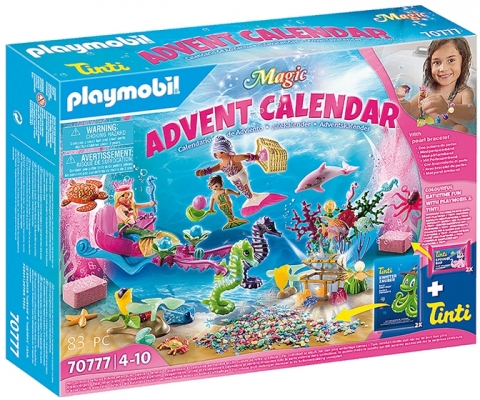 Calendar de Craciun copii, Playmobil Christmas - Calendar Craciun Sirene