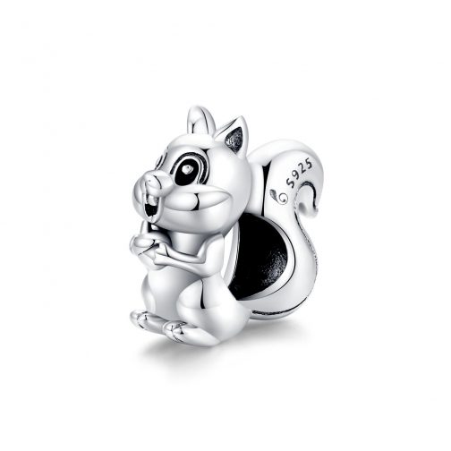 Talisman din argint Acorn Squirrel