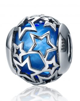 Talisman din argint Blue Stars