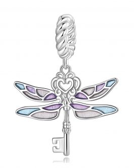 Talisman din Argint Dragonflies Key