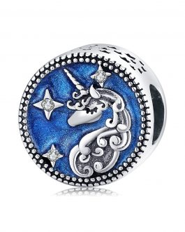 Talisman din argint Dreamy Unicorn