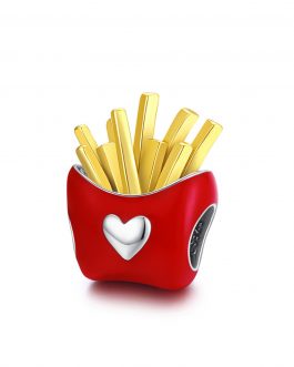 Talisman din argint Love for Fries