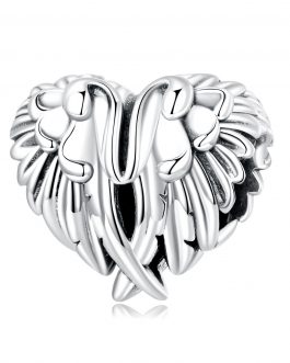 Talisman din argint Winged Heart