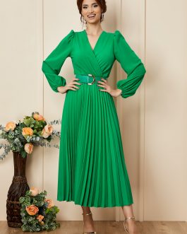 Rochie verde eleganta